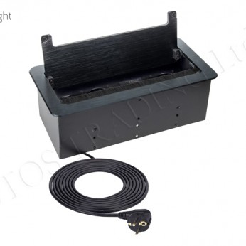 Built-in power strip INBOX with cover  Furniture LED lighting