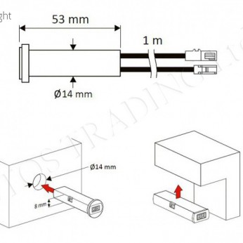 S01 IR proximity sensor  Furniture LED lighting