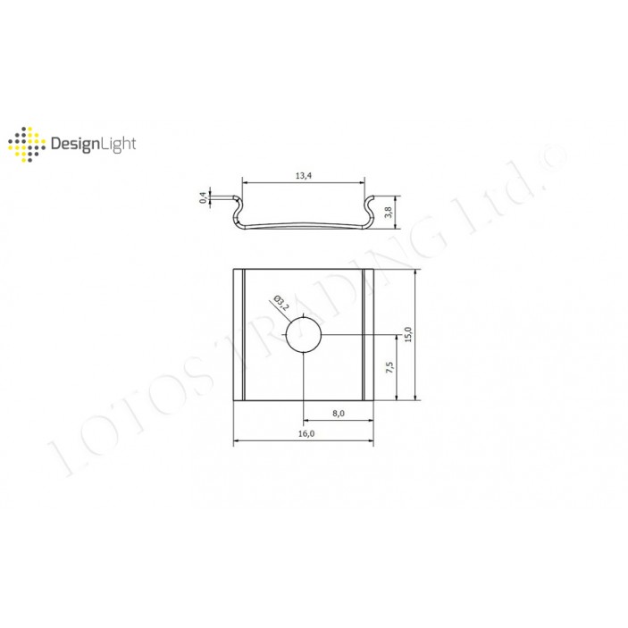 Сглобка за монтаж на Алуминиев профил LINE MINI, TRI-LINE MINI 31L.255.10 - Осветителни тела за мебели Сглобка за монтаж на Алуминиев профил LINE MINI, TRI-LINE MINI Осветителни тела за мебели