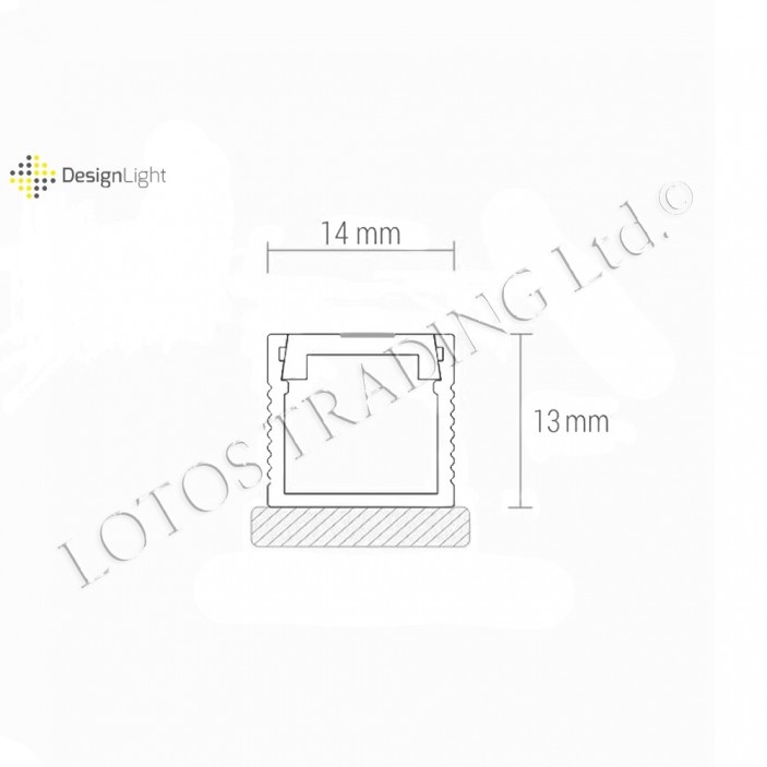 Тапа за Алуминиев профил DEOLINE W, DEOLINE Z и DEOLINE P 31L.291.10 - Осветителни тела за мебели Тапа за Алуминиев профил DEOLINE W, DEOLINE Z и DEOLINE P Осветителни тела за мебели