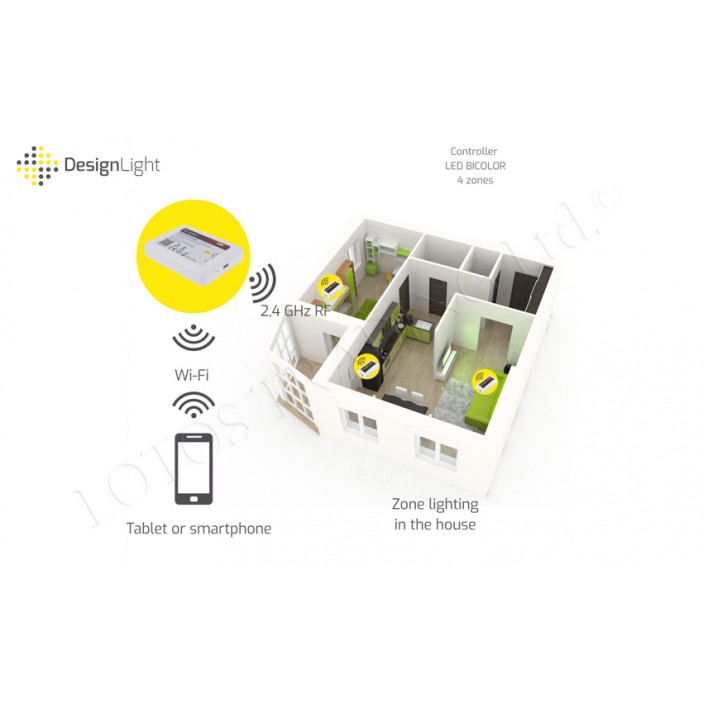 WiFi управление за RGB LED осветление 31L.468.01 - Осветителни тела за мебели WiFi управление за RGB LED осветление Осветителни тела за мебели