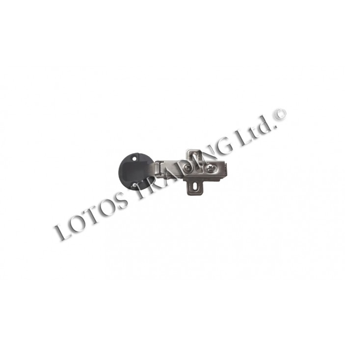 IVENTO K-19 Soft-close clip-on glass hinge full overlay 05L.411.01 - Hinges IVENTO K-19 Soft-close clip-on glass hinge full overlay Hinges