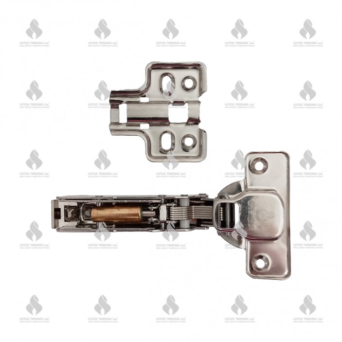 Clip on SS soft closing hinge Half overlay Hinges