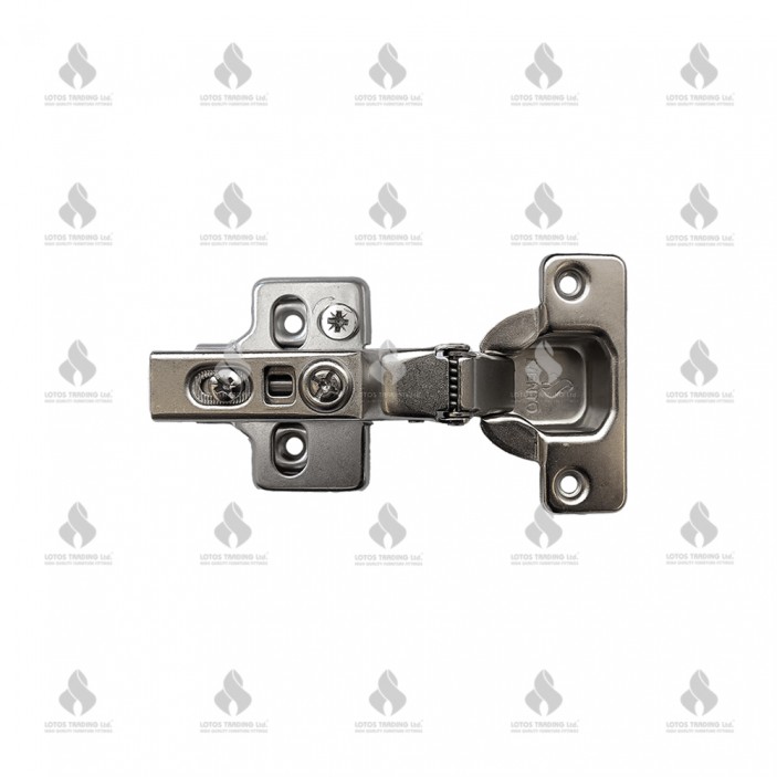 IVENTO K Soft-close clip-on 3D hinge half overlay Hinges