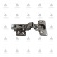 IVENTO K Hinge medium arm 9.5mm. cup with shock absorber and clip Hinges