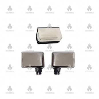 Glass door hinge with snapper 4107 Hinges