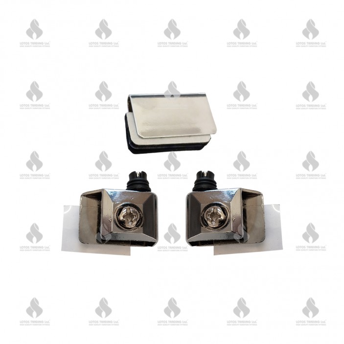 Glass door hinge with snapper 4107 Hinges