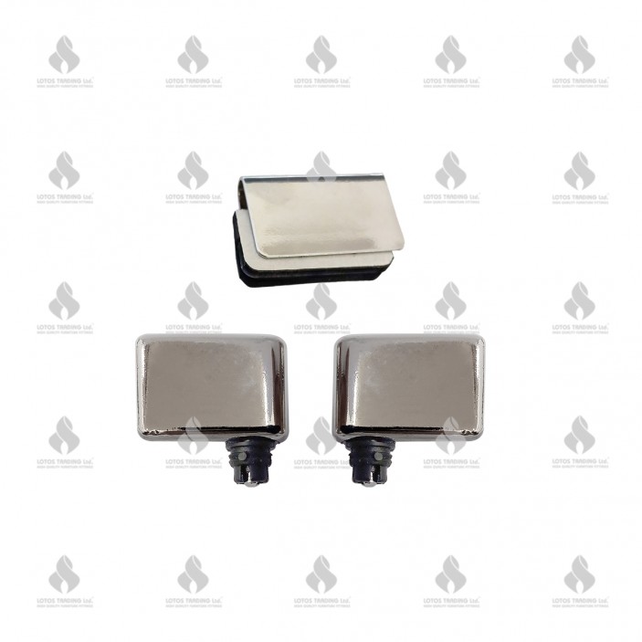 Glass door hinge with snapper 4107 Hinges