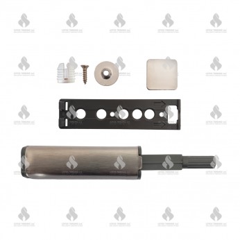 Push Open mechanism with magnet and plate - inox Hinges