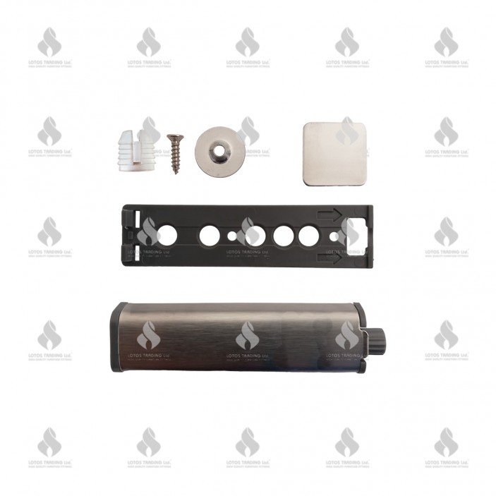 Механизъм Push Open с магнит и пластина - инокс 05L.022.11 - Панти Механизъм Push Open с магнит и пластина - инокс Панти