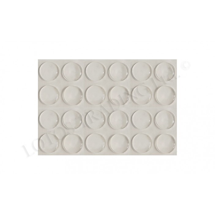 Self-adhesive silicone stopper 05L.210.10-14 - Hinges Self-adhesive silicone stopper Hinges