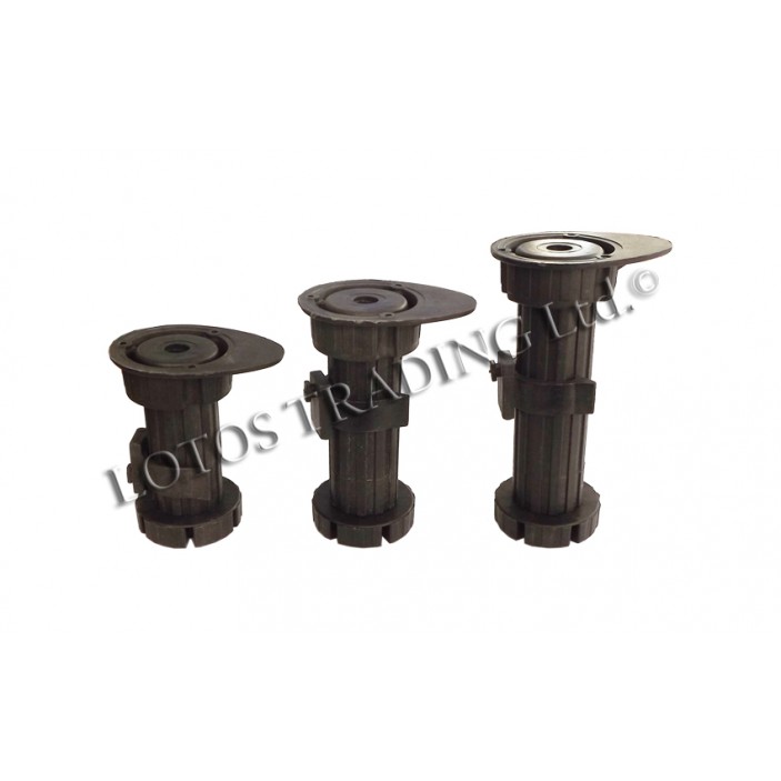 IVENTO Adjustable cabinet legs with plinth clip 12L.204.10-12 - Plastic base legs IVENTO Adjustable cabinet legs with plinth clip Plastic base legs