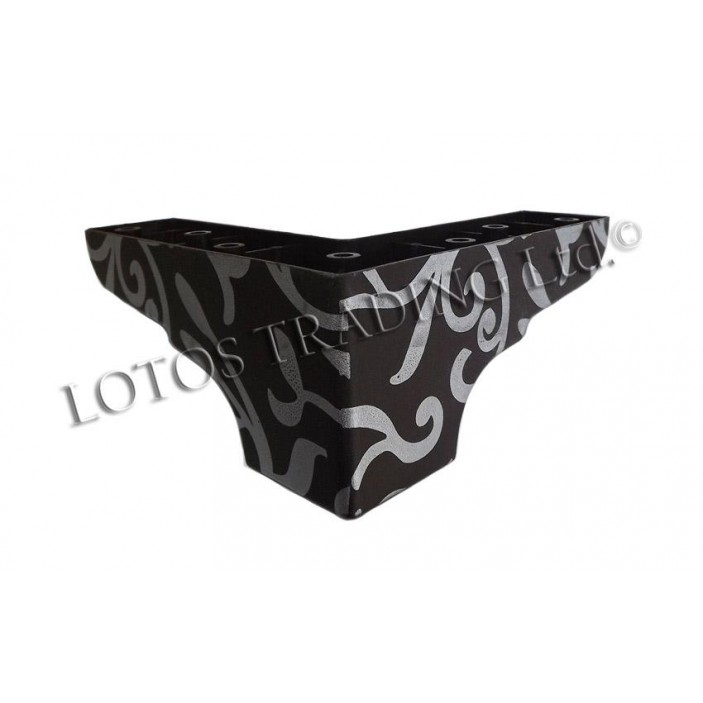 Black leg with motives  12L.115.12 - Plastic base legs Black leg with motives  Plastic base legs