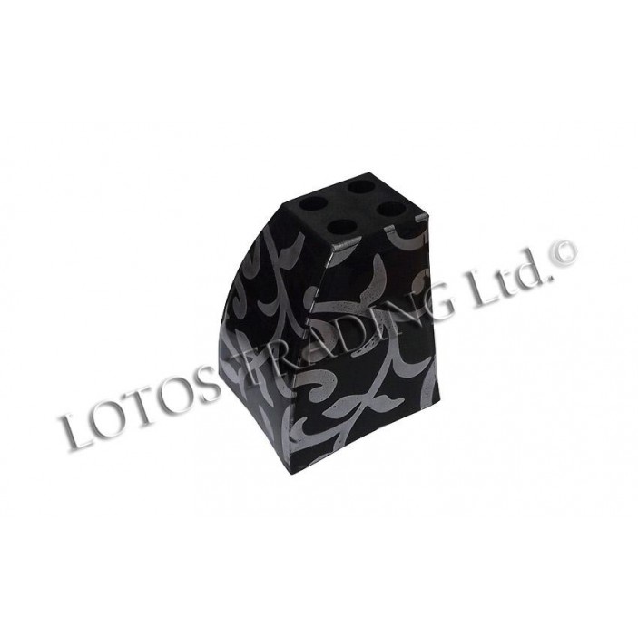 Black leg with motives 12L.116.12 - Plastic base legs Black leg with motives Plastic base legs