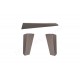 Furniture leg Cafe mocha 12L.140.01 - Plastic base legs Furniture leg Cafe mocha Plastic base legs