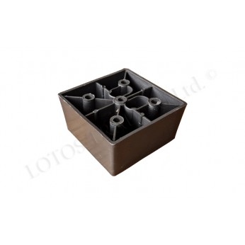  Furniture leg h45 black Plastic base legs