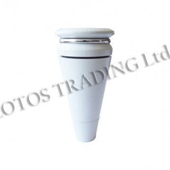 Furniture leg with chrome belt Plastic base legs