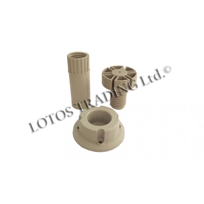 Plastic cabinet legs 12L.210.08-15 - Plastic base legs Plastic cabinet legs Plastic base legs