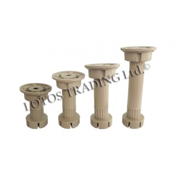 Plastic cabinet legs