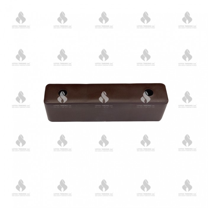 Furniture leg h40 line - wenge 12L.060.02 - Plastic base legs Furniture leg h40 line - wenge Plastic base legs