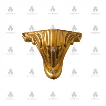 Furniture leg KUGU - gold mat Plastic base legs
