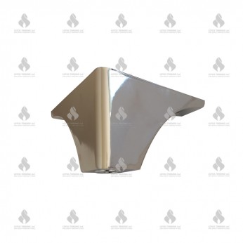 RAPID sofa leg 100mm. Chrome Plastic base legs