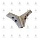 RAPID sofa leg 100mm. Chrome 12L.054.10 - Plastic base legs RAPID sofa leg 100mm. Chrome Plastic base legs