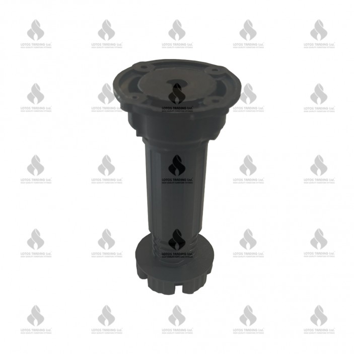 Adjustable cabinet leg 100-160 mm. 12L.201.02 - Plastic base legs Adjustable cabinet leg 100-160 mm. Plastic base legs