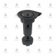 Adjustable cabinet leg 100-160 mm. Black 12L.202.01 - Plastic base legs Adjustable cabinet leg 100-160 mm. Black Plastic base legs