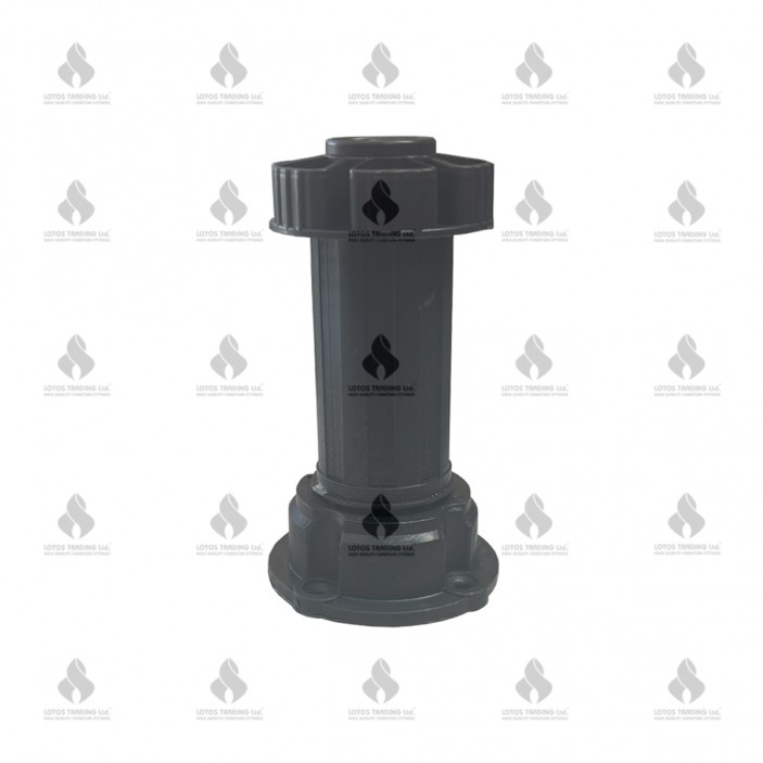 Adjustable cabinet leg 100-160 mm. 12L.201.02 - Plastic base legs Adjustable cabinet leg 100-160 mm. Plastic base legs
