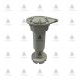 IVENTO PVC Adjustable cabinet leg 100-160 mm. Gray 12L.202.01c - Plastic base legs IVENTO PVC Adjustable cabinet leg 100-160 mm. Gray Plastic base legs