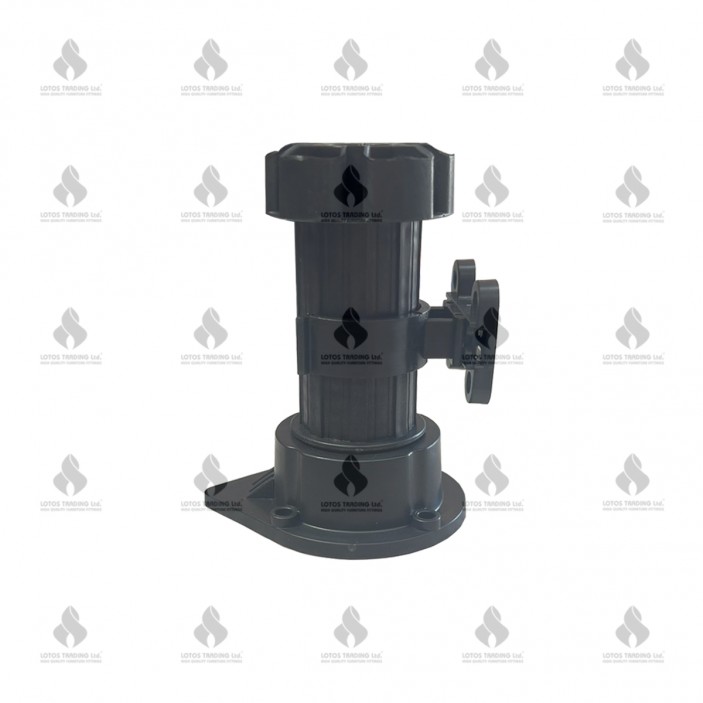 PVC plinth clip for legs black 12L.203.20 - Plastic base legs PVC plinth clip for legs black Plastic base legs