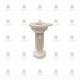 MESAN Adjustable kitchen cabinet leg 90-160 mm, white 12L.200.00 - Plastic base legs MESAN Adjustable kitchen cabinet leg 90-160 mm, white Plastic base legs