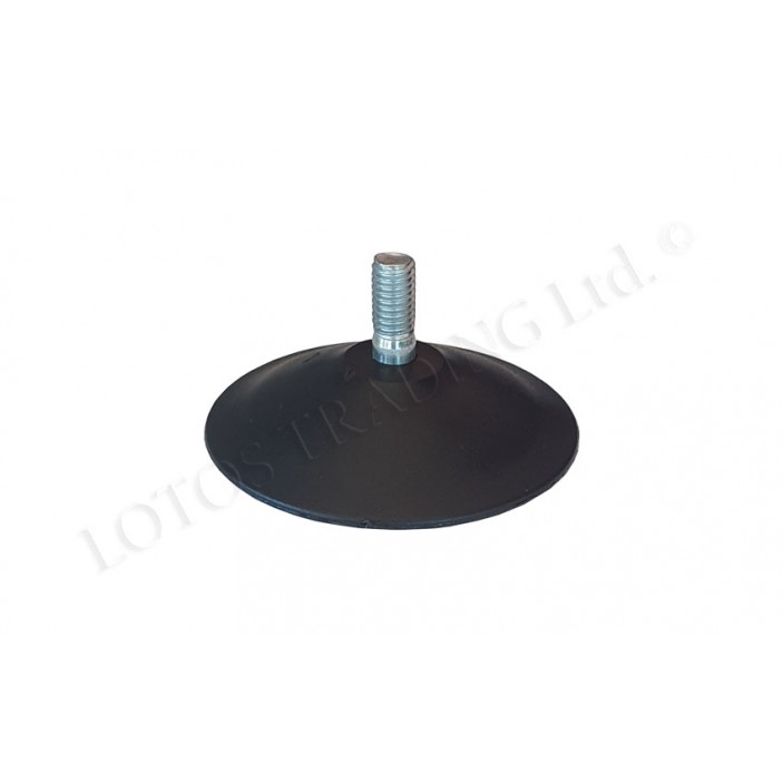 Flat adjuster foot M8 12L.325.01-10 - Plastic base legs Flat adjuster foot M8 Plastic base legs