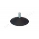 Flat adjuster foot M8 12L.325.01-10 - Plastic base legs Flat adjuster foot M8 Plastic base legs
