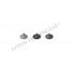 Flat adjuster foot M8 12L.325.01-10 - Plastic base legs Flat adjuster foot M8 Plastic base legs