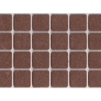 Square adhesive felt pads Plastic base legs