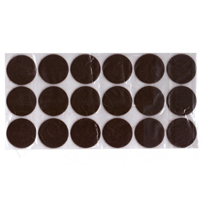 Square adhesive felt pads 12L.400.01-07 - Plastic base legs Square adhesive felt pads Plastic base legs