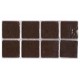 Square adhesive felt pads 12L.400.01-07 - Plastic base legs Square adhesive felt pads Plastic base legs