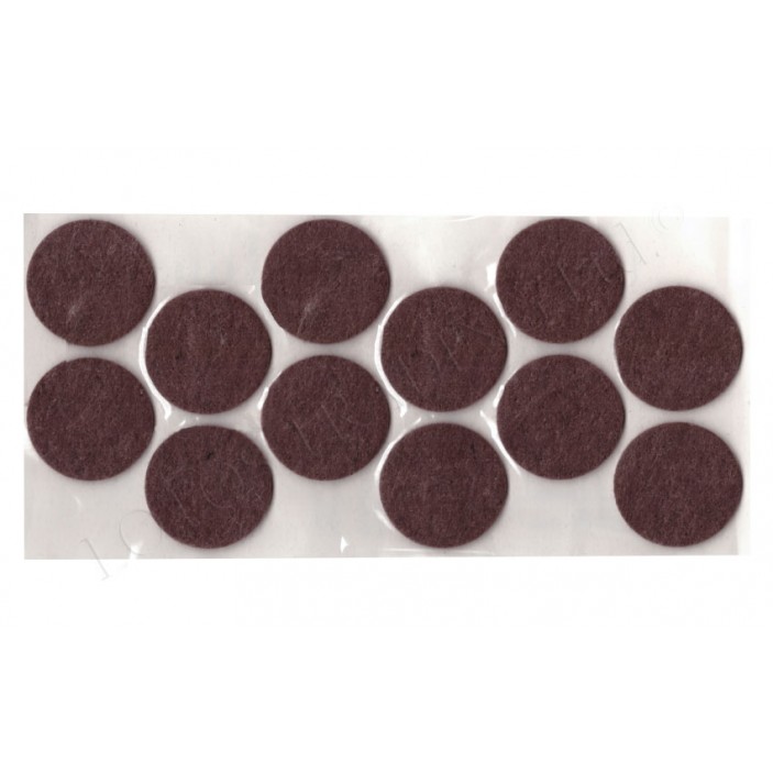 Square adhesive felt pads circle 12L.401.01-08 - Plastic base legs Square adhesive felt pads circle Plastic base legs