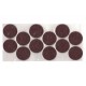 Square adhesive felt pads circle 12L.401.01-08 - Plastic base legs Square adhesive felt pads circle Plastic base legs