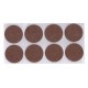 Square adhesive felt pads circle 12L.401.01-08 - Plastic base legs Square adhesive felt pads circle Plastic base legs