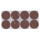 Square adhesive felt pads circle 12L.401.01-08 - Plastic base legs Square adhesive felt pads circle Plastic base legs