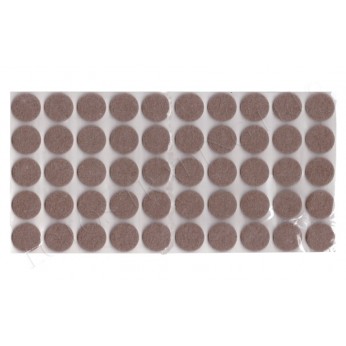 Square adhesive felt pads circle