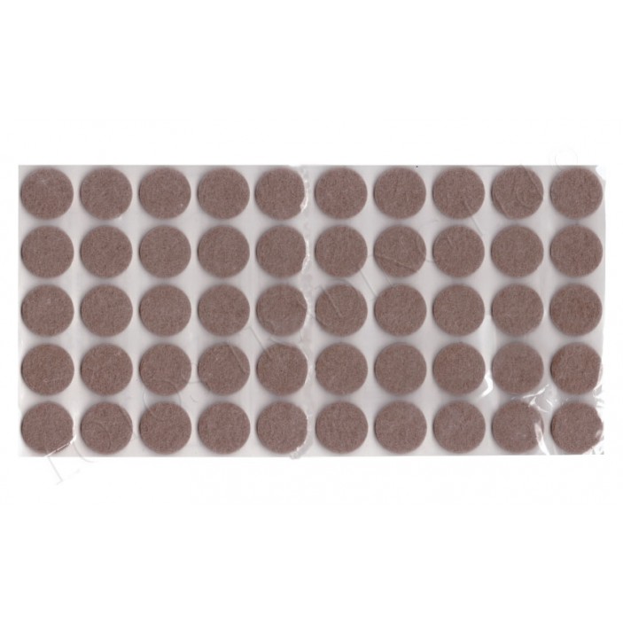 Square adhesive felt pads circle 12L.401.01-08 - Plastic base legs Square adhesive felt pads circle Plastic base legs