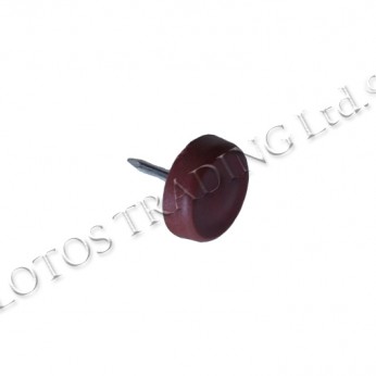 Chair nailed glides ф14 Plastic base legs