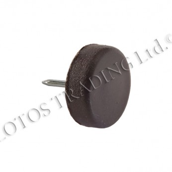 Chair nailed glides ф16 Plastic base legs