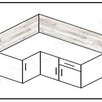 Back 3182B Worktops and Back panels