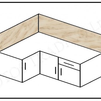 Back 5038B Worktops and Back panels