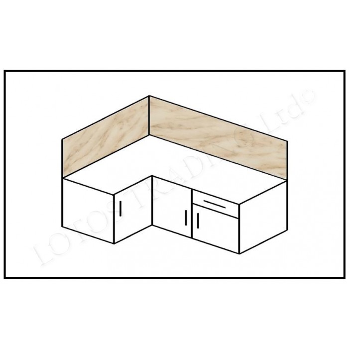 Back 5038B Worktops and Back panels